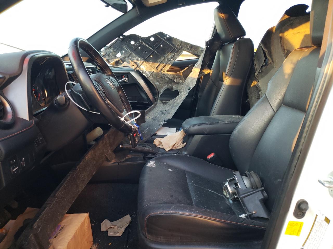 2016 Toyota RAV 4 VIN JTMJFREV1GD183195 Copart auction photo, undercarriage / front end damage thumbnail 7