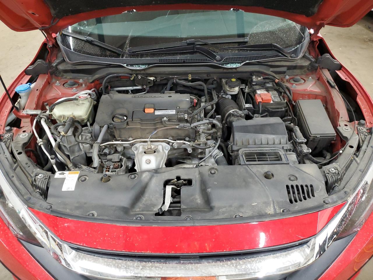 2016 Honda Civic VIN 2HGFC2F55GH558059 Copart auction photo, side / rear end damage thumbnail 12