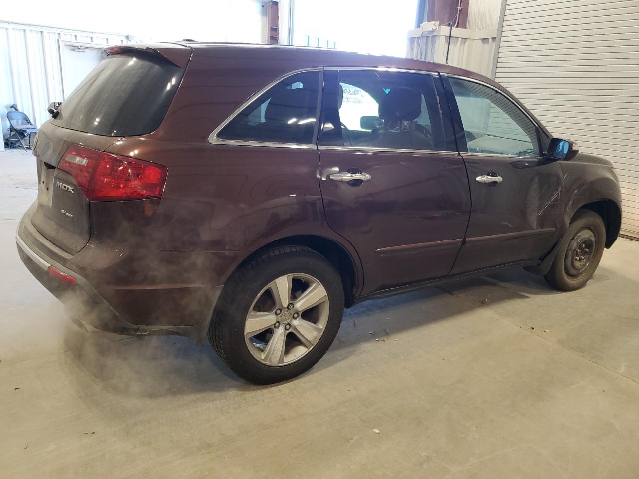 2011 Acura MDX VIN 2HNYD2H47BH516892 Copart auction photo, side / front end damage thumbnail 3