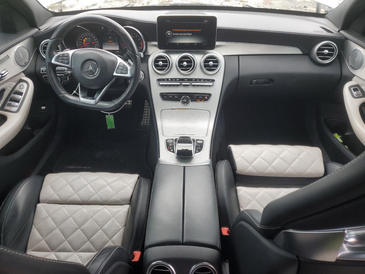 2017 Mercedes-Benz C-klasse VIN 55SWF6EB3HU186733 Copart auction photo, rear end damage thumbnail 8