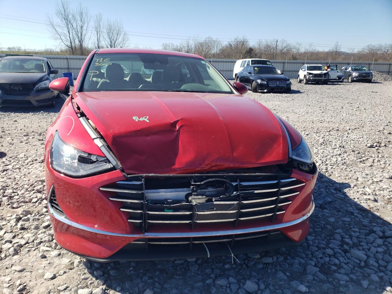 2021 Hyundai Sonata VIN 5NPEG4JA9MH123188 Copart auction photo, front end damage thumbnail 5