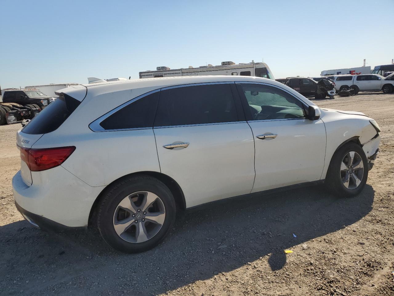 2015 Acura MDX VIN 5FRYD3H2XFB003124 Copart auction photo, front end / undercarriage damage thumbnail 3