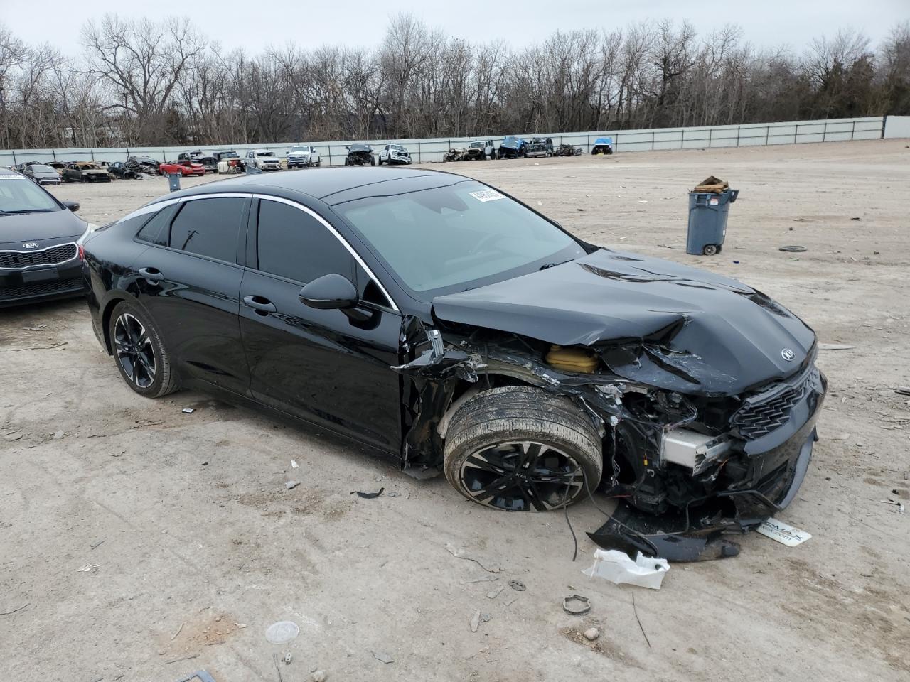 2021 KIA K5 VIN 5XXG64J2XMG076477 Copart auction photo, front end / rear end damage thumbnail 4