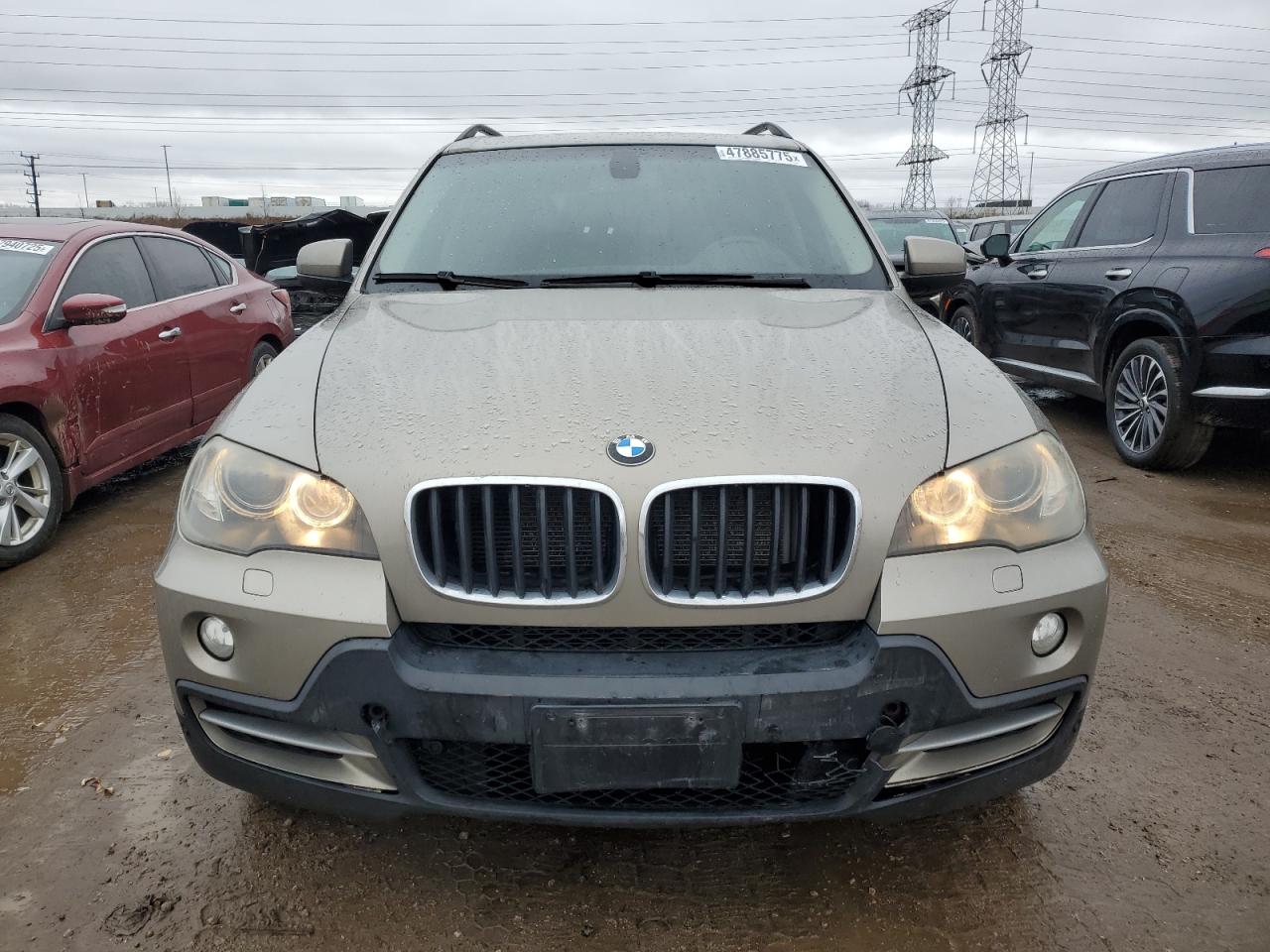 2008 BMW X5 VIN 5UXFE43568L009580 Copart auction photo, rear end damage thumbnail 5