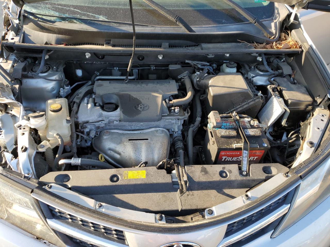 2013 Toyota RAV 4 VIN 2T3RFREV1DW027997 Copart auction photo, front end / side damage thumbnail 11