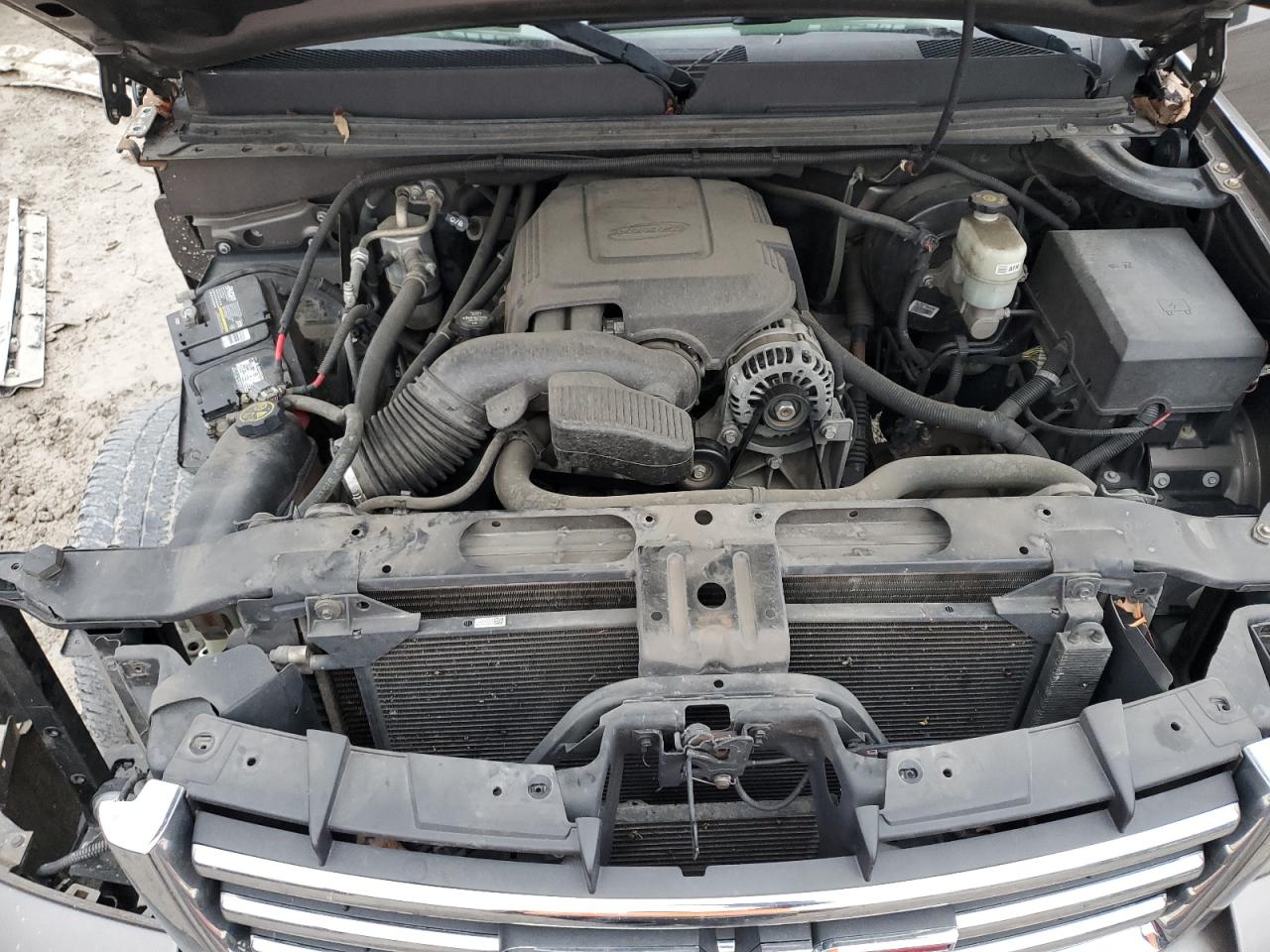 2013 GMC Sierra VIN 1GTR1VE07DZ227858 Copart auction photo, all over damage thumbnail 11