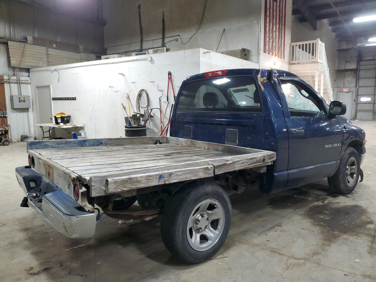 2004 Dodge RAM VIN 1D7HA16K44J241001 Copart auction photo, front end / top/roof damage thumbnail 3