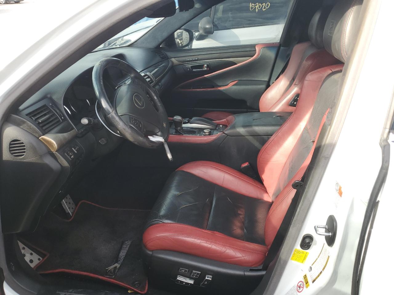 2015 Lexus LS VIN JTHBL5EF1F5135587 Copart auction photo, vandalism / burn - interior damage thumbnail 7