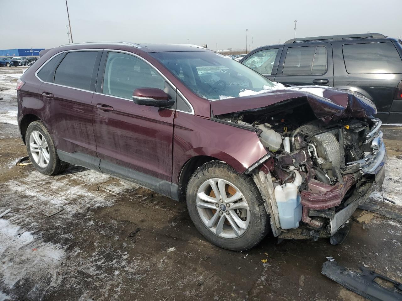 2020 Ford Edge VIN 2FMPK4J98LBB03078 Copart auction photo, front end damage thumbnail 4