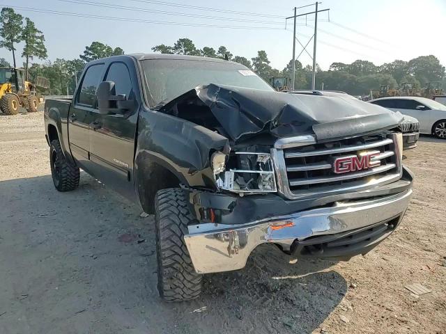 2013 GMC Sierra VIN 3GTP2VE76DG105980 Copart auction photo, front end / side damage thumbnail 10