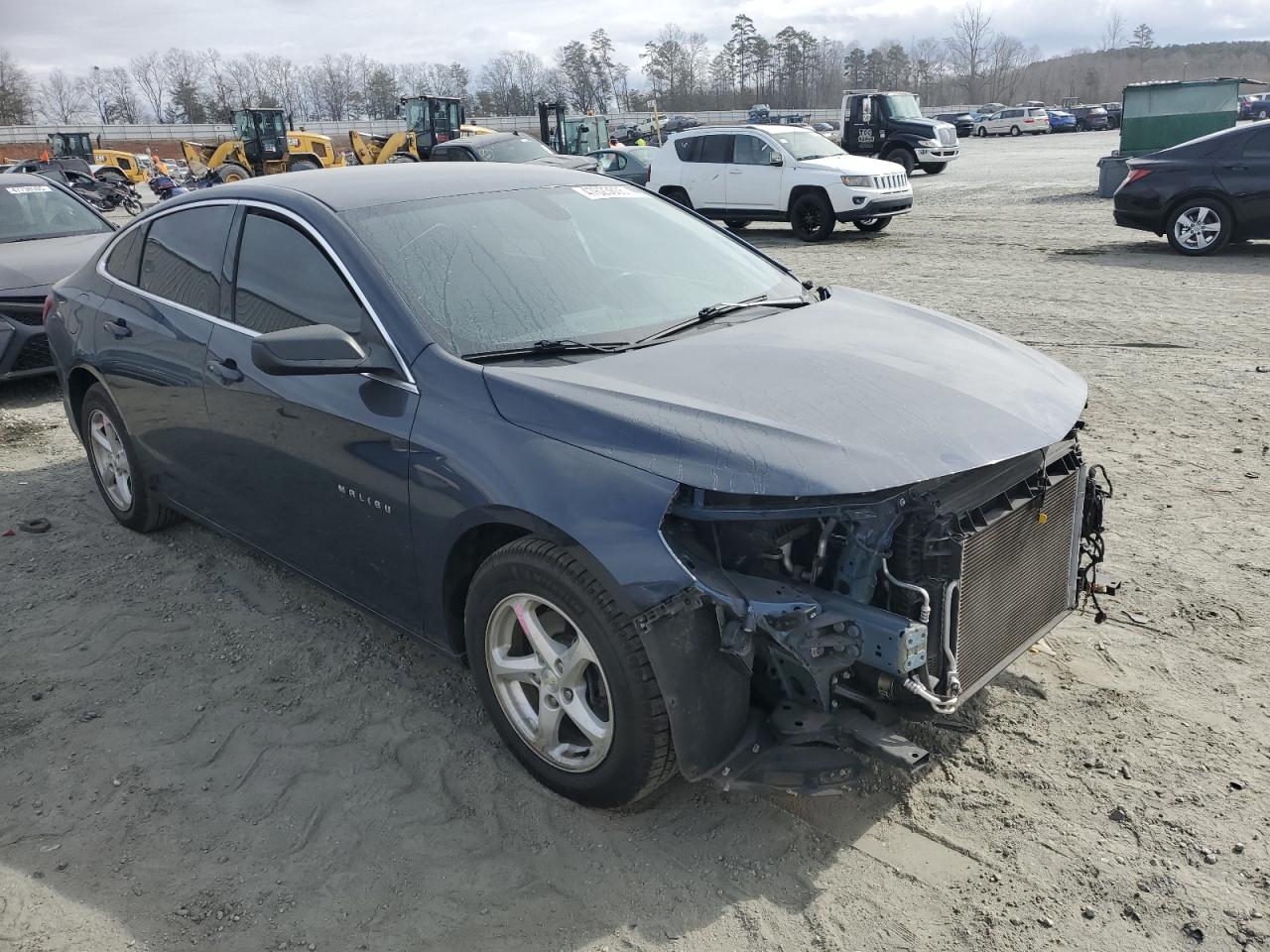 2018 Chevrolet Malibu VIN 1G1ZB5ST9JF203269 Copart auction photo, front end damage thumbnail 4