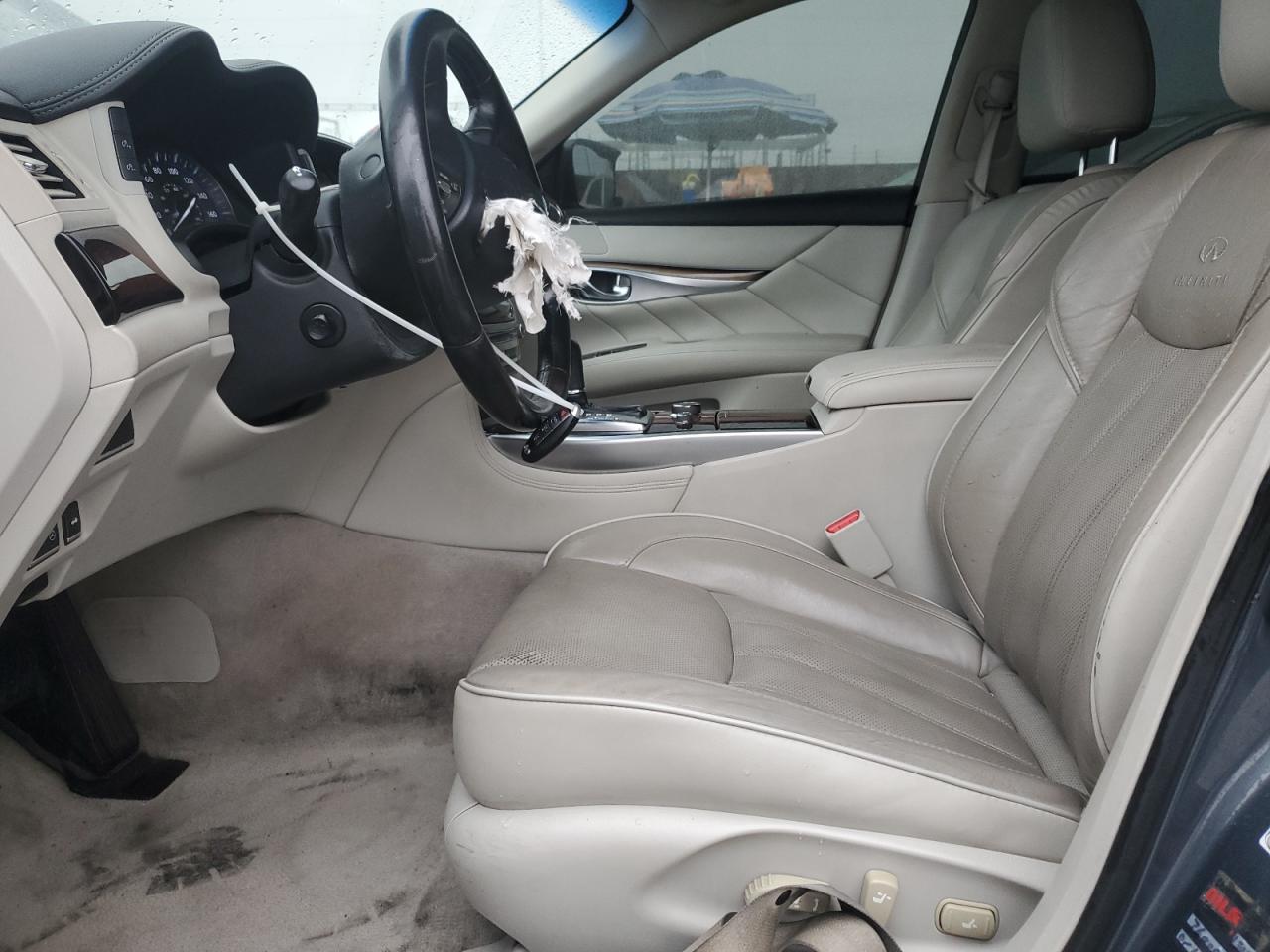 2012 Infiniti M VIN JN1EY1AP7CM910647 Copart auction photo, front end damage thumbnail 7