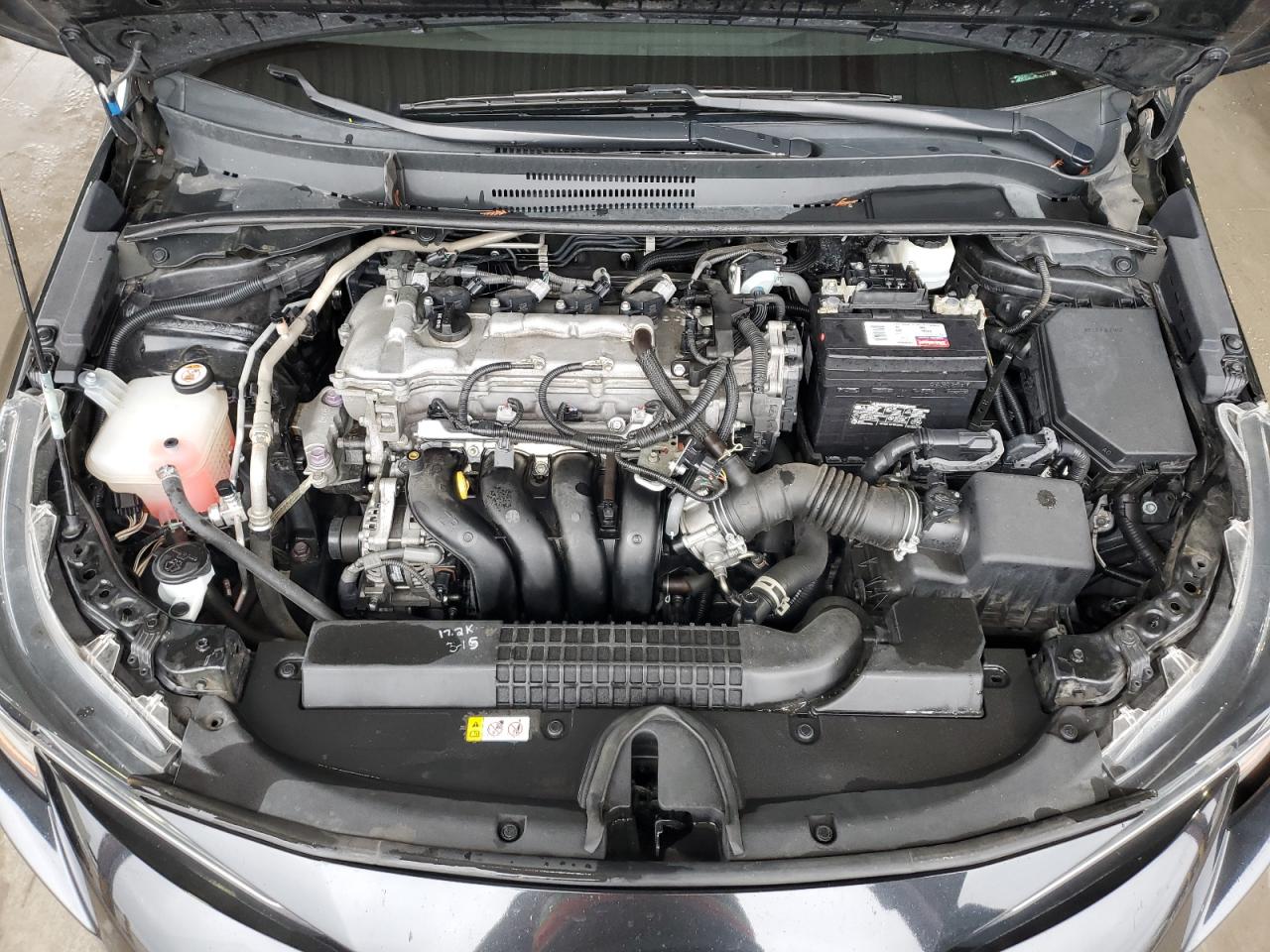 2021 Toyota Corolla VIN 5YFEPMAE3MP241663 Copart auction photo, side / front end damage thumbnail 11