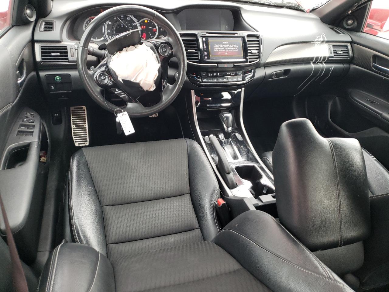 2017 Honda Accord VIN 1HGCR2F57HA801534 Copart auction photo, front end / minor dent/scratches damage thumbnail 8