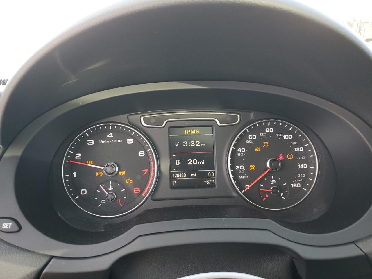 2015 Audi Q3 VIN WA1EFCFS5FR008916 Copart auction photo, front end / side damage thumbnail 9