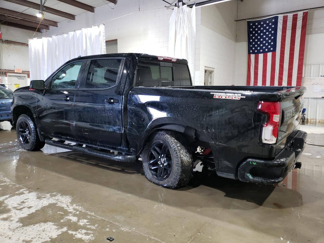 2021 Chevrolet Silverado VIN 3GCPYFEL4MG279595 Copart auction photo, rear end damage thumbnail 2