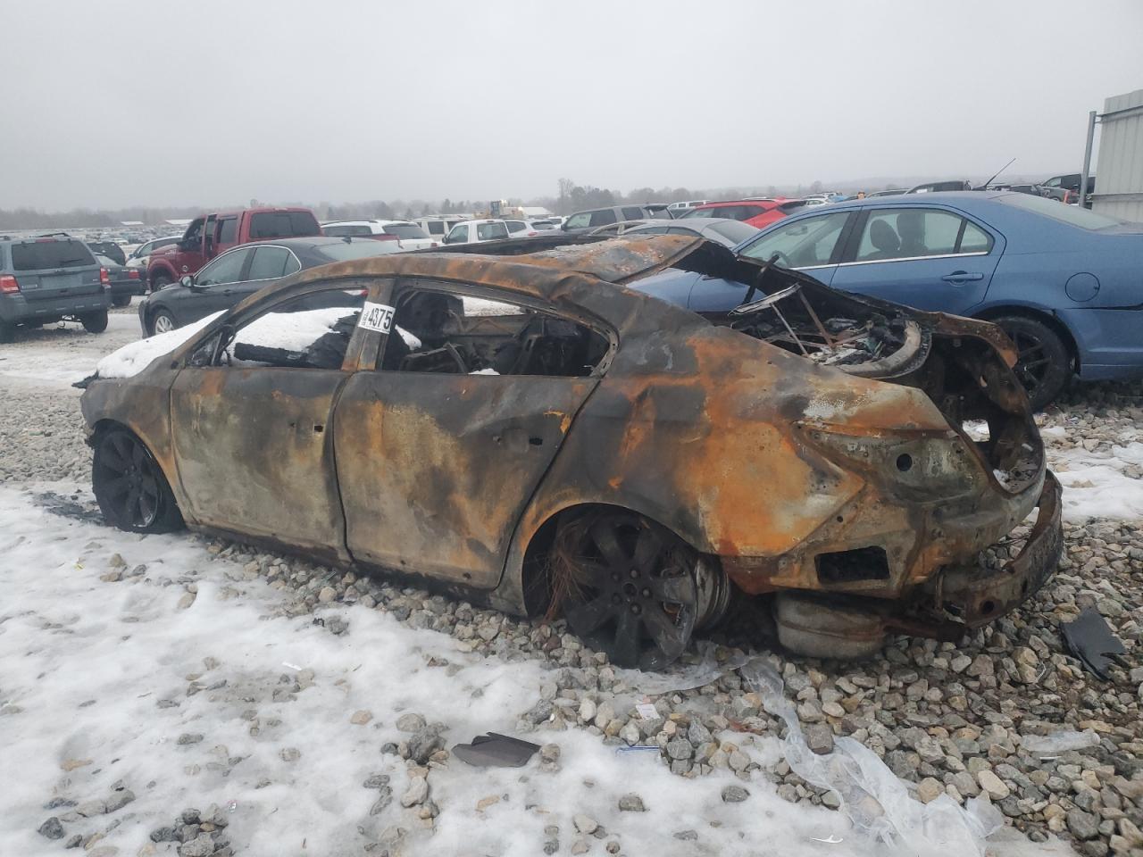 2013 Buick LaCrosse VIN 1G4GG5G34DF240884 Copart auction photo, burn damage thumbnail 2