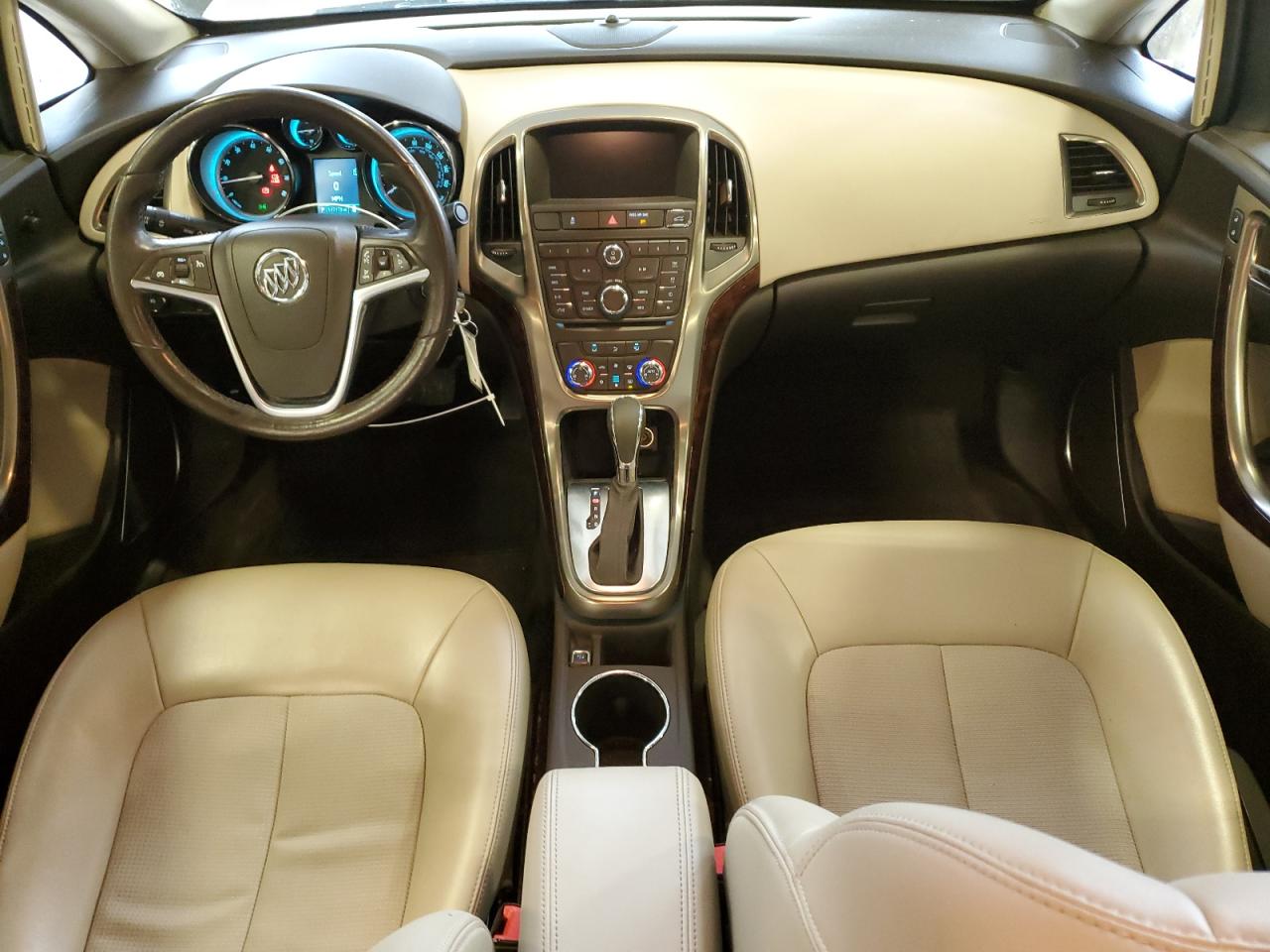 2013 Buick Verano VIN 1G4PP5SK6D4189253 Copart auction photo, undercarriage / front end damage thumbnail 8