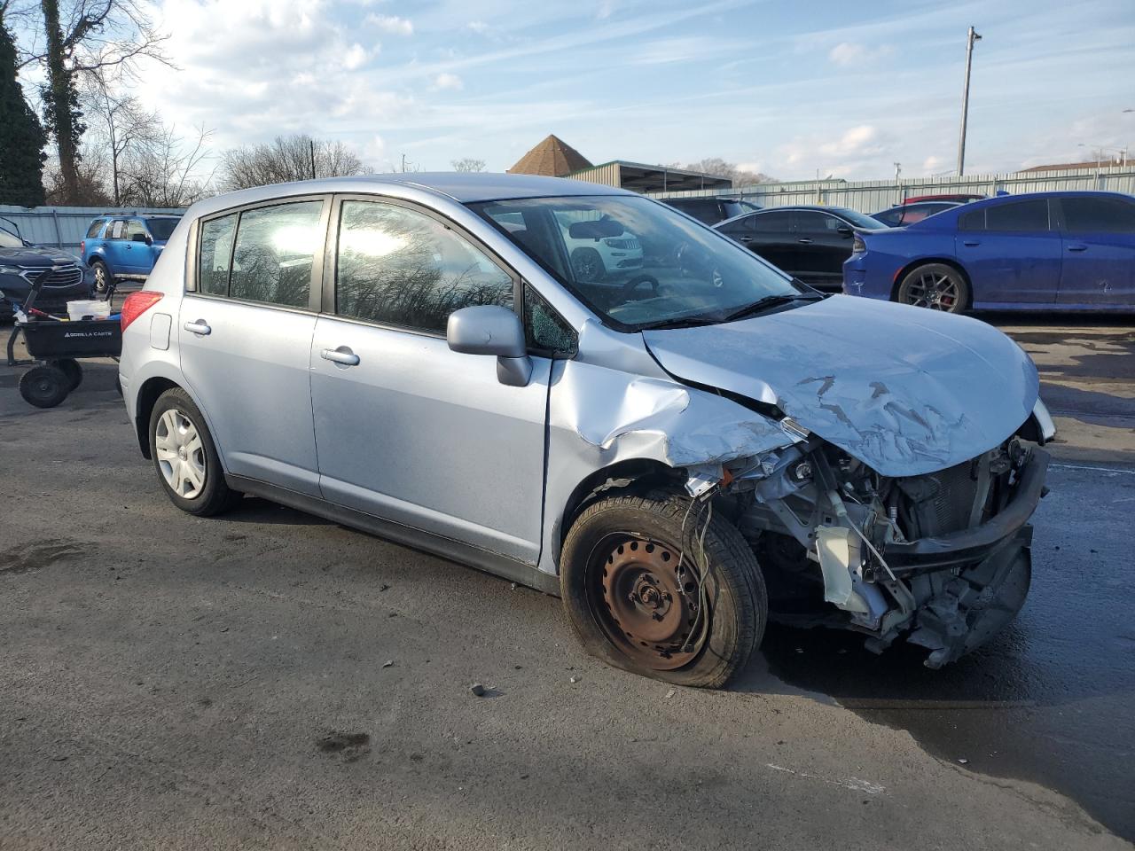 2010 Nissan Versa VIN 3N1BC1CP4AL391806 Copart auction photo, front end damage thumbnail 4