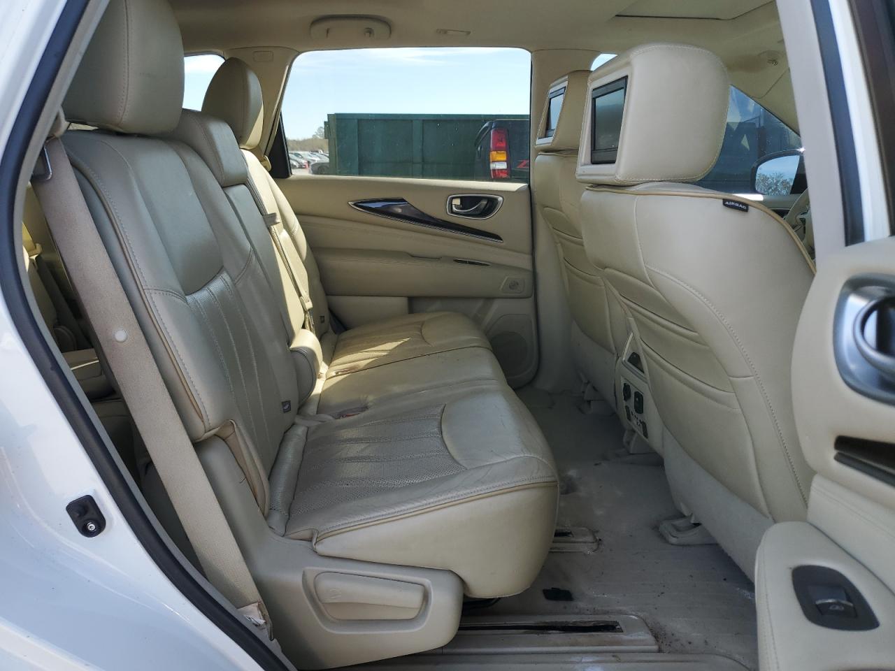2014 Infiniti QX60 VIN 5N1AL0MN2EC552697 Copart auction photo, front end / side damage thumbnail 11
