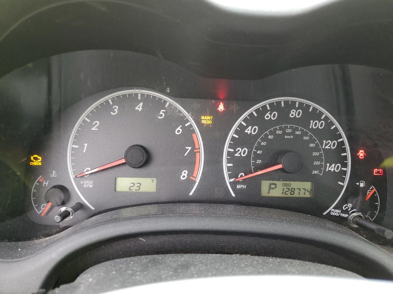 2011 Toyota Corolla VIN 2T1BU4EE7BC710403 Copart auction photo, hail / mechanical damage thumbnail 9