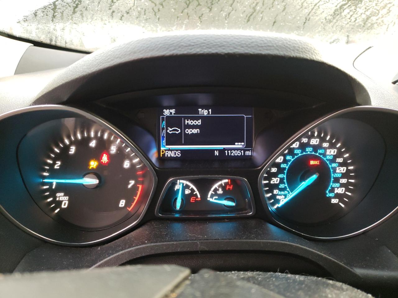 2013 Ford Escape VIN 1FMCU9J9XDUC36393 Copart auction photo, mechanical damage thumbnail 9