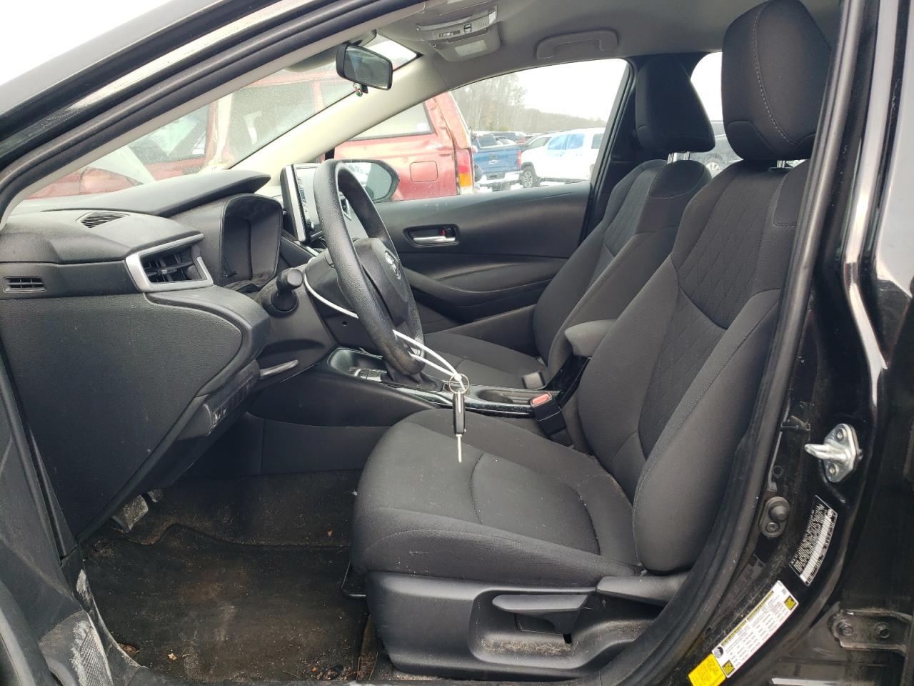 2021 Toyota Corolla VIN 5YFEPMAE5MP201701 Copart auction photo, front end / side damage thumbnail 7
