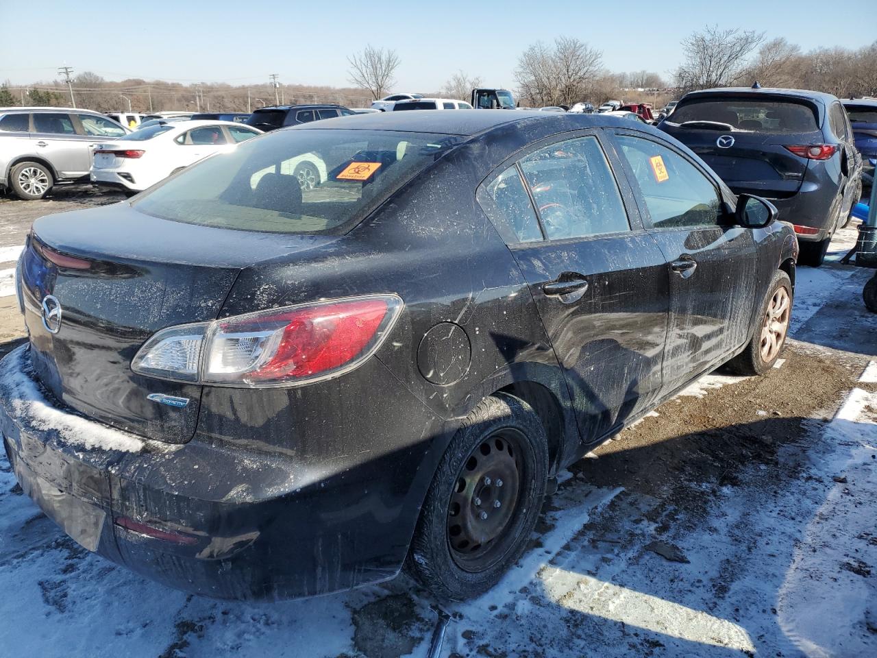 2013 Mazda 3 VIN JM1BL1U82D1702570 Copart auction photo, front end damage thumbnail 3