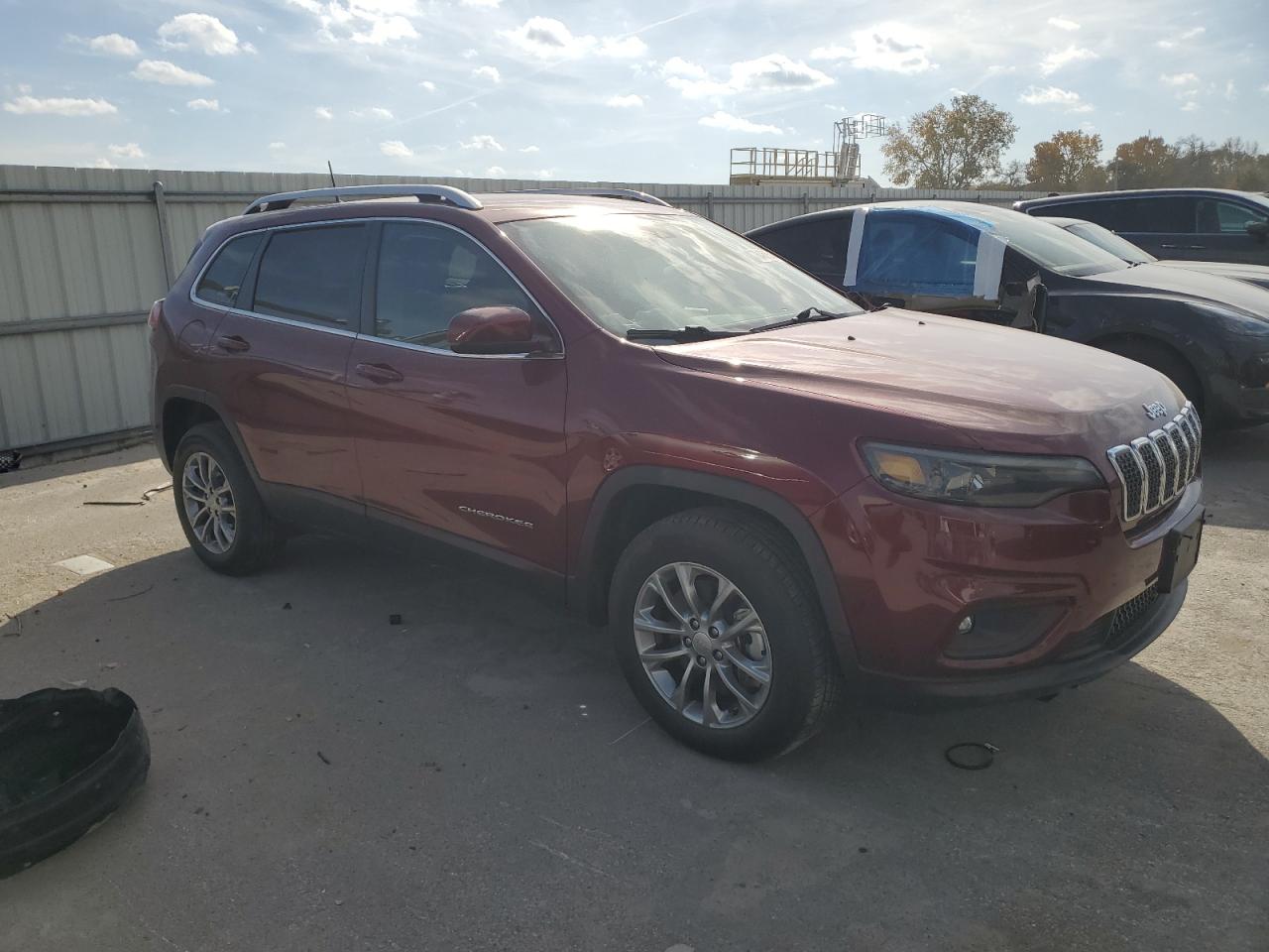 2021 Jeep Grand Cherokee VIN 1C4PJMMX6MD103304 Copart auction photo, front end damage thumbnail 4