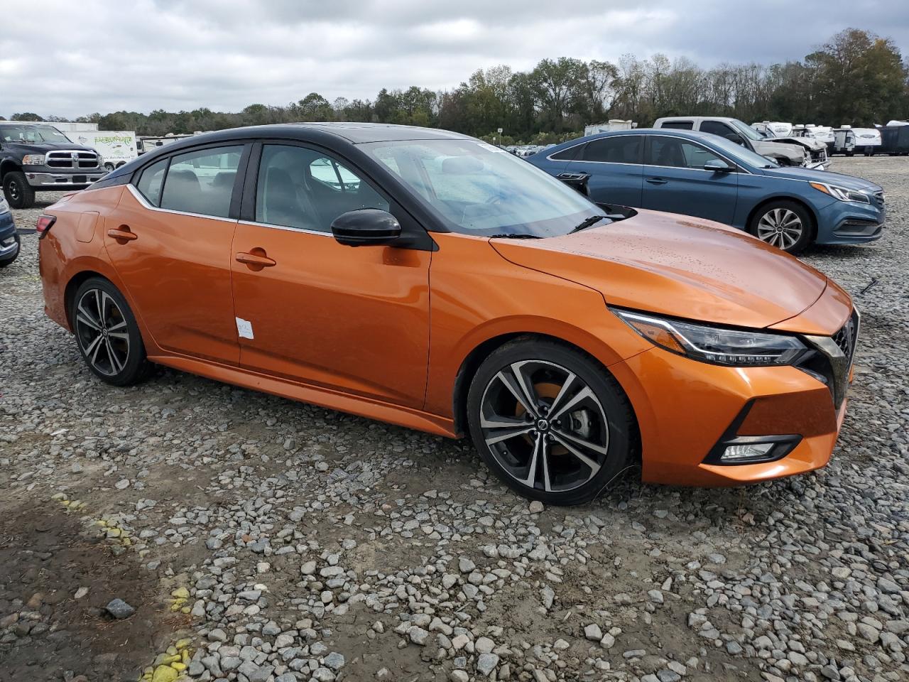 2020 Nissan Sentra VIN 3N1AB8DV7LY271508 Copart auction photo, water/flood damage thumbnail 4