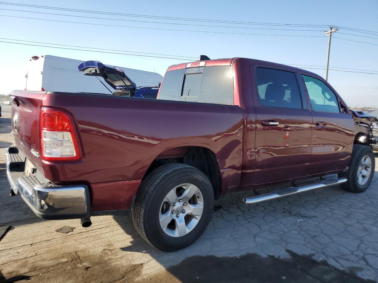 2020 RAM 1500 VIN 1C6RRFFG0LN334905 Copart auction photo, front end damage thumbnail 3