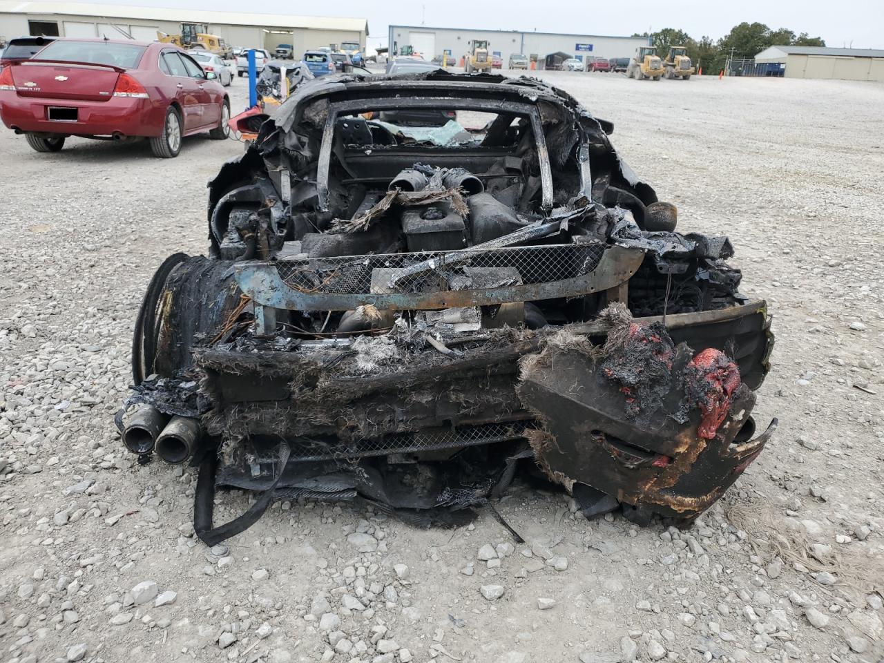 2007 Ferrari F430 VIN ZFFEW58A070155027 Copart auction photo, burn - engine / burn - interior damage thumbnail 6