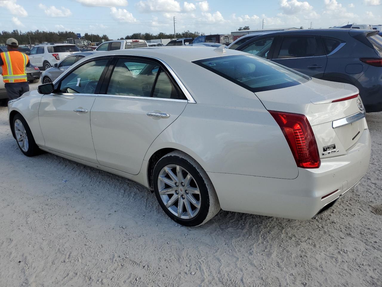 2014 Cadillac CTS VIN 1G6AX5S33E0154667 Copart auction photo, water/flood damage thumbnail 2