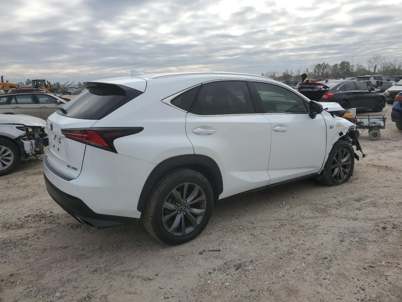 2021 Lexus NX VIN JTJSARBZ0M5033060 Copart auction photo, front end damage thumbnail 3