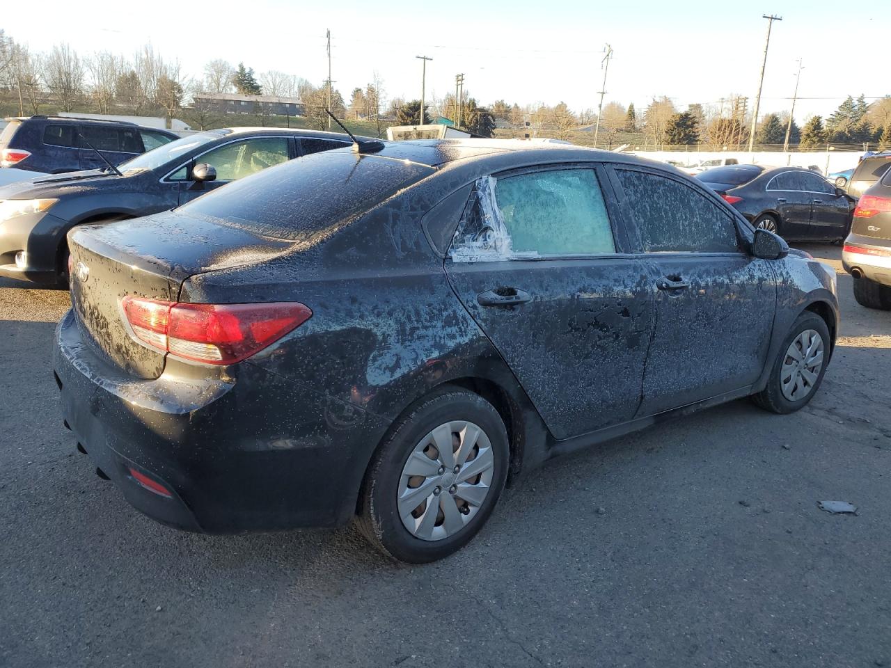 2018 KIA Rio VIN 3KPA24AB6JE046785 Copart auction photo, biohazard/chemical / vandalism damage thumbnail 3