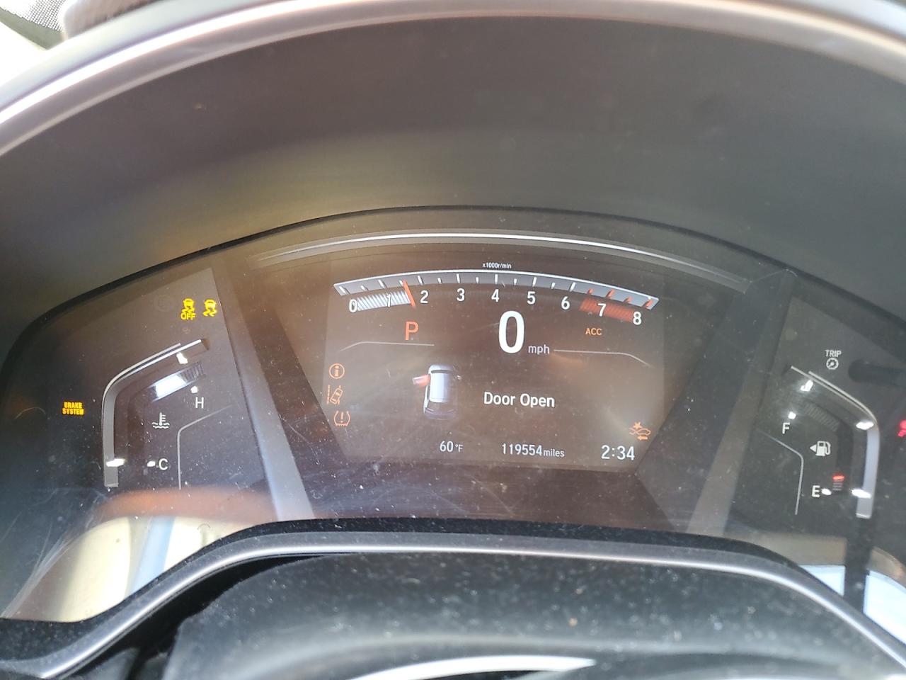 2019 Honda CR-V VIN 2HKRW1H8XKH500677 Copart auction photo, frame damage / front end damage thumbnail 9