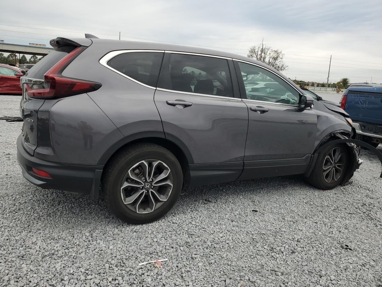 2021 Honda CR-V VIN 2HKRW2H84MH660921 Copart auction photo, front end damage thumbnail 3