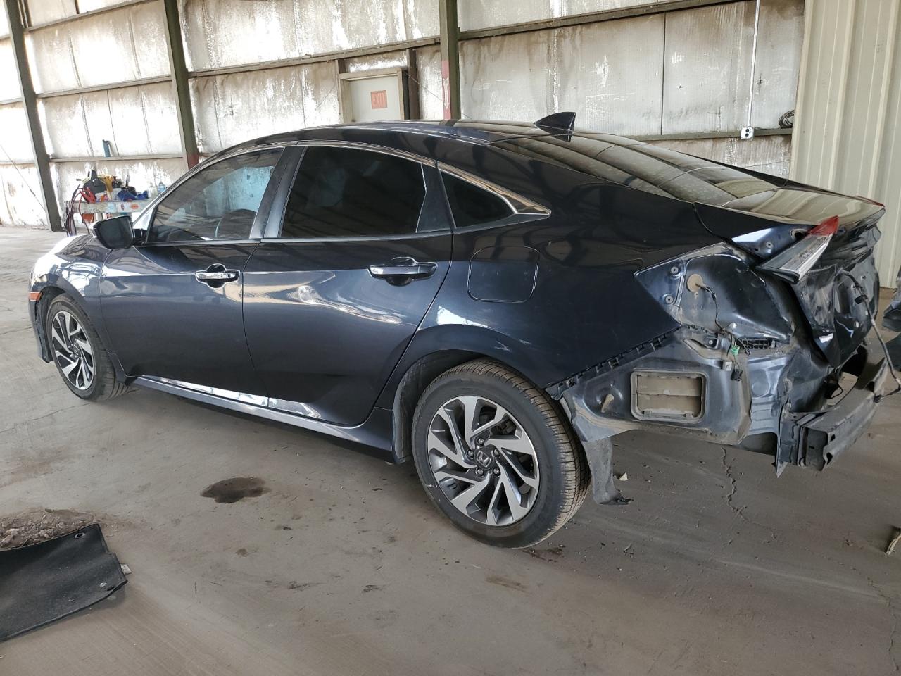 2017 Honda Civic VIN 19XFC2F75HE055984 Copart auction photo, rear end damage thumbnail 2