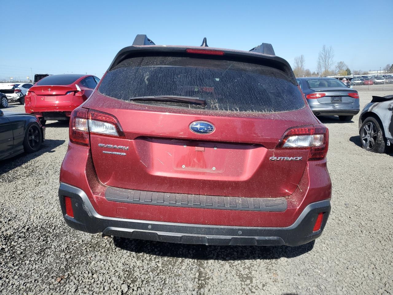 2018 Subaru Outback VIN 4S4BSANC2J3329824 Copart auction photo, front end / undercarriage damage thumbnail 6