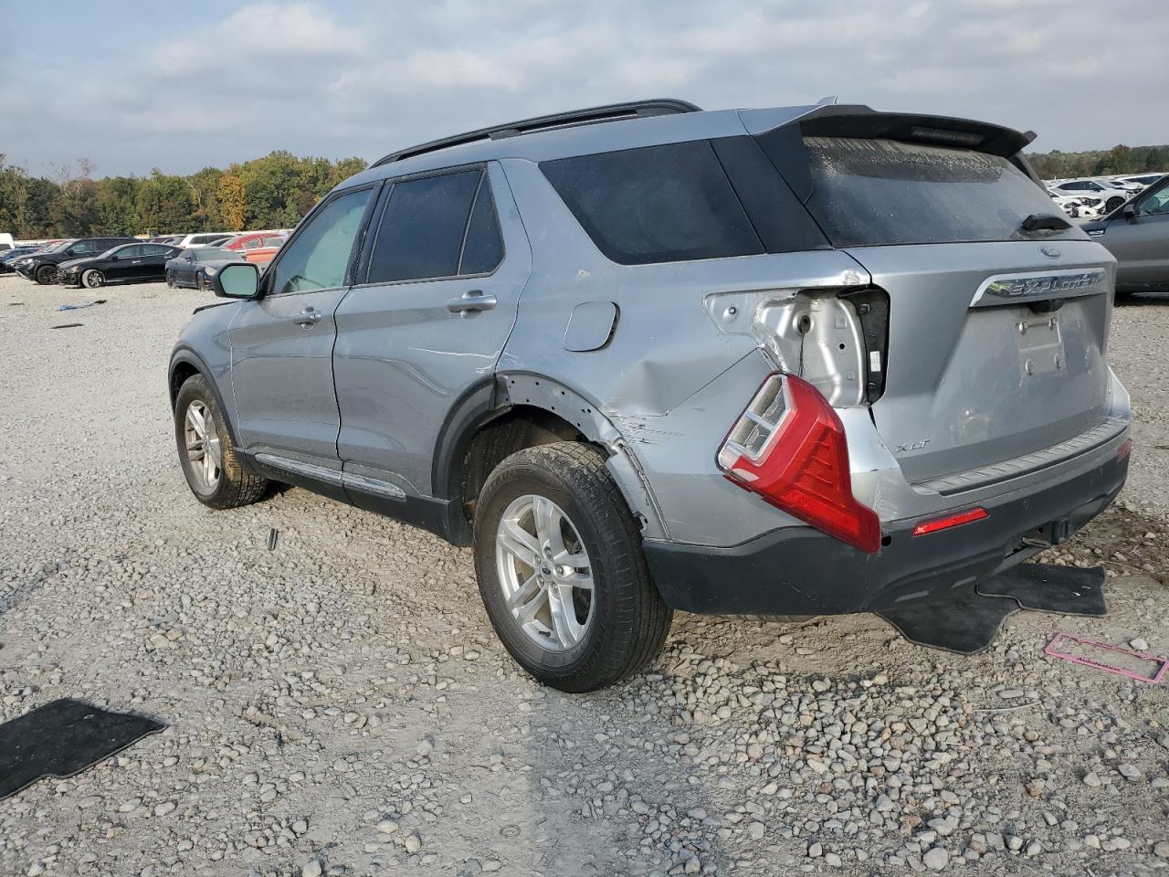 2020 Ford Explorer VIN 1FMSK8DHXLGC81233 Copart auction photo, front end damage thumbnail 2