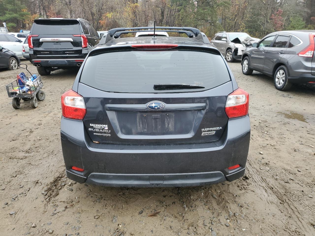 2014 Subaru Impreza VIN JF1GPAL67E8223067 Copart auction photo, front end / side damage thumbnail 6