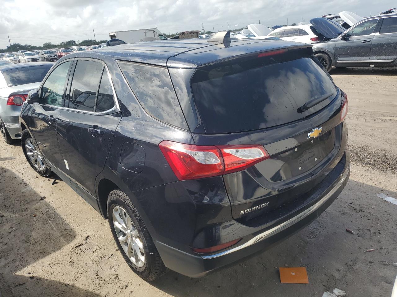 2020 Chevrolet Equinox VIN 2GNAXKEV0L6190045 Copart auction photo, water/flood damage thumbnail 2