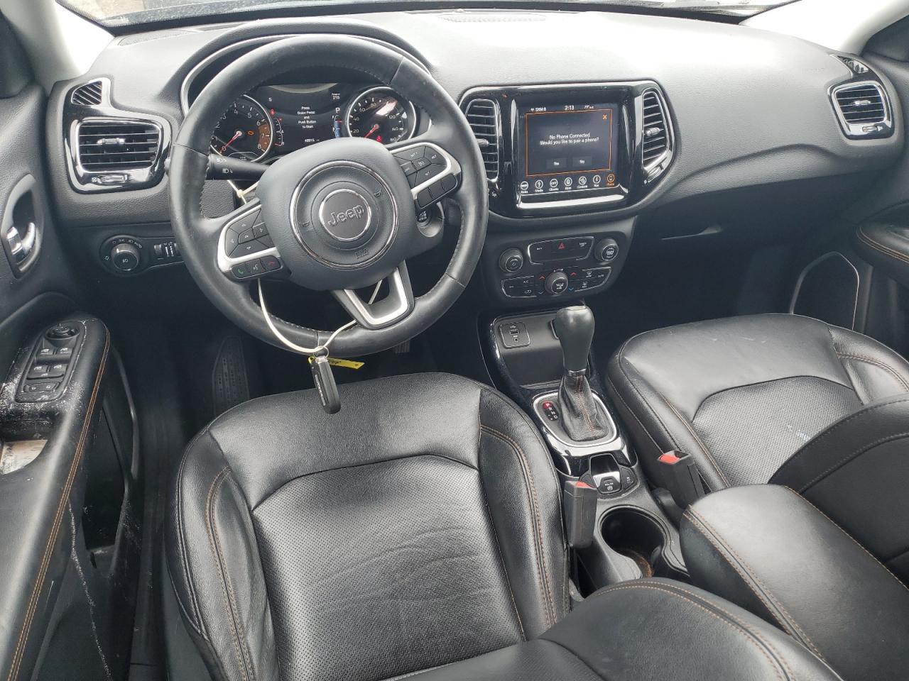 2018 Jeep Compass VIN 3C4NJCCBXJT411542 Copart auction photo, water/flood damage thumbnail 8