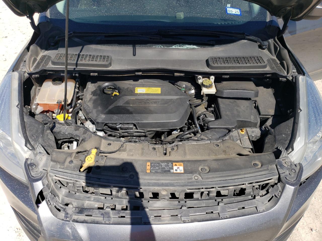 2014 Ford Escape VIN 1FMCU9GX6EUB51753 Copart auction photo, all over damage thumbnail 12