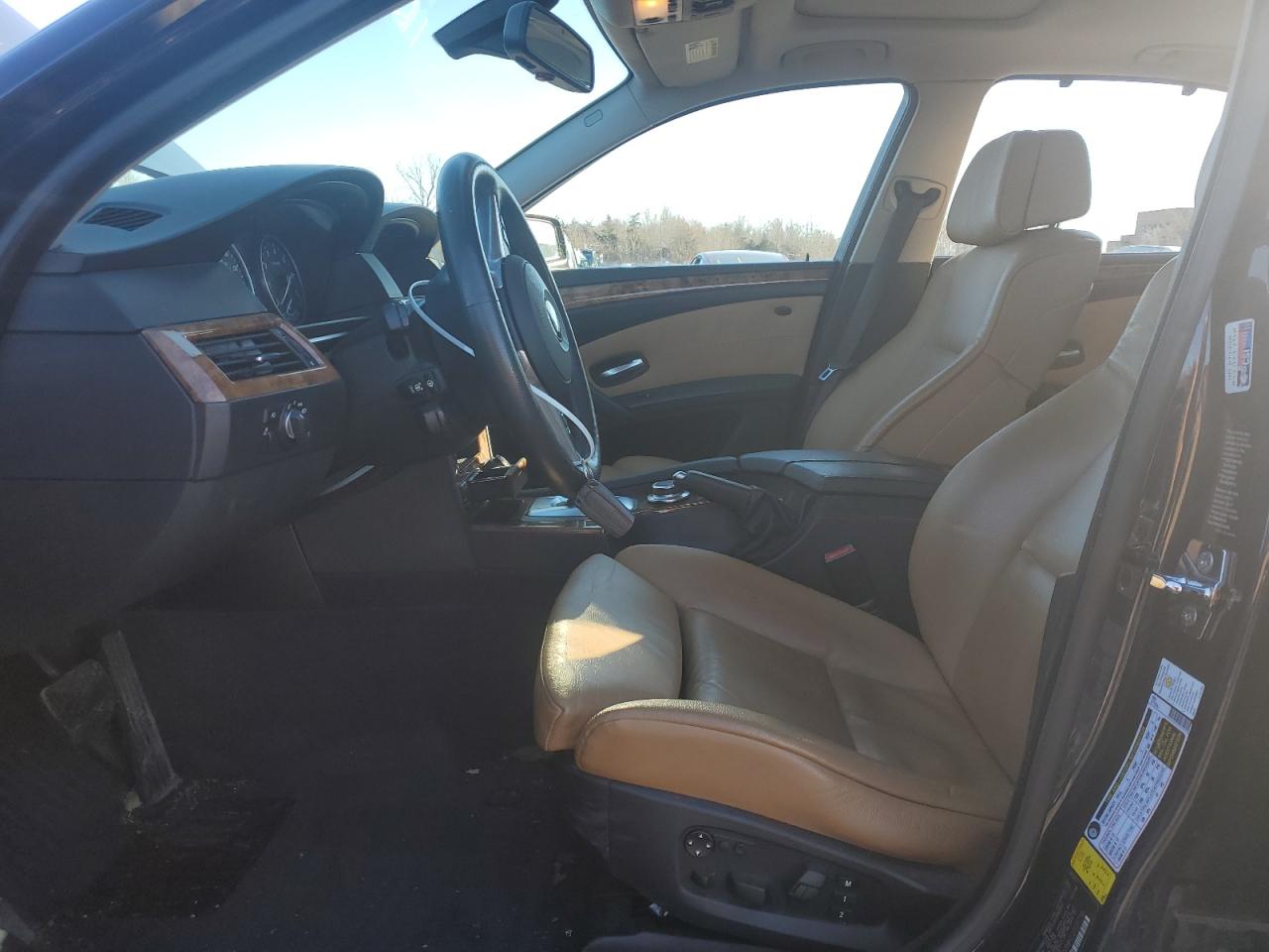 2008 BMW 5er VIN WBANV13598CZ59716 Copart auction photo, top/roof damage thumbnail 7