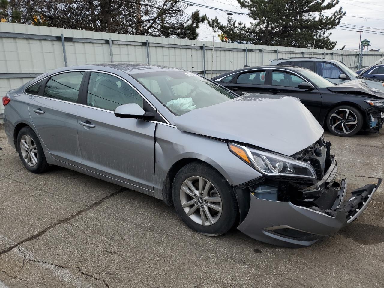 2016 Hyundai Sonata VIN 5NPE24AF9GH420671 Copart auction photo, front end damage thumbnail 4