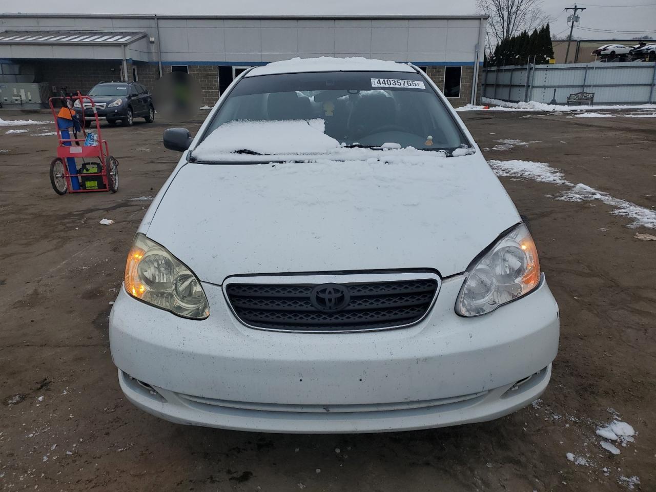 2007 Toyota Corolla VIN 2T1BR32E77C813327 Copart auction photo, top/roof / front end damage thumbnail 5