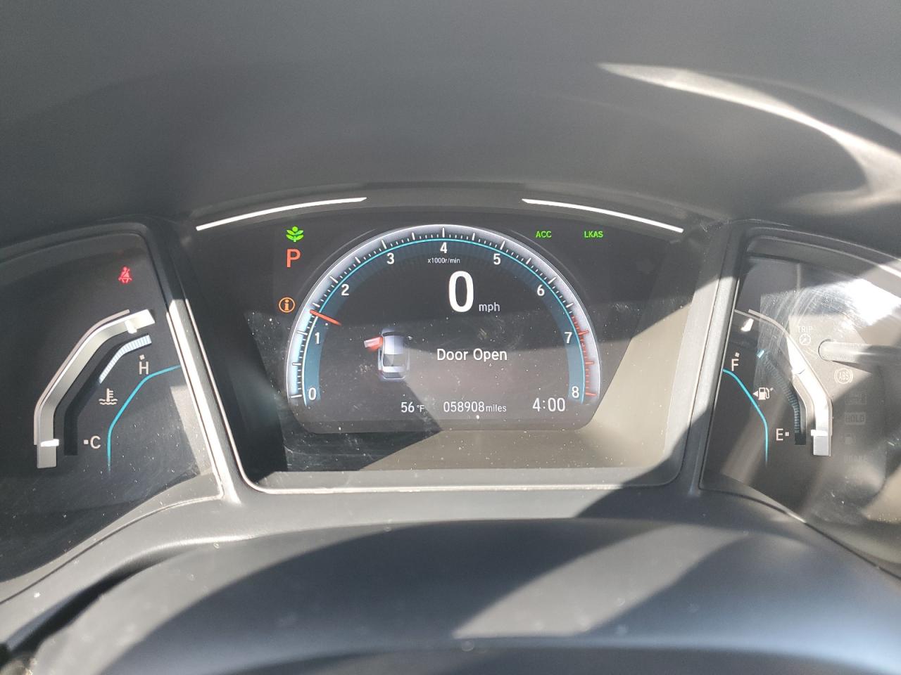 2019 Honda Civic VIN 19XFC2F66KE035483 Copart auction photo, rear end damage thumbnail 9