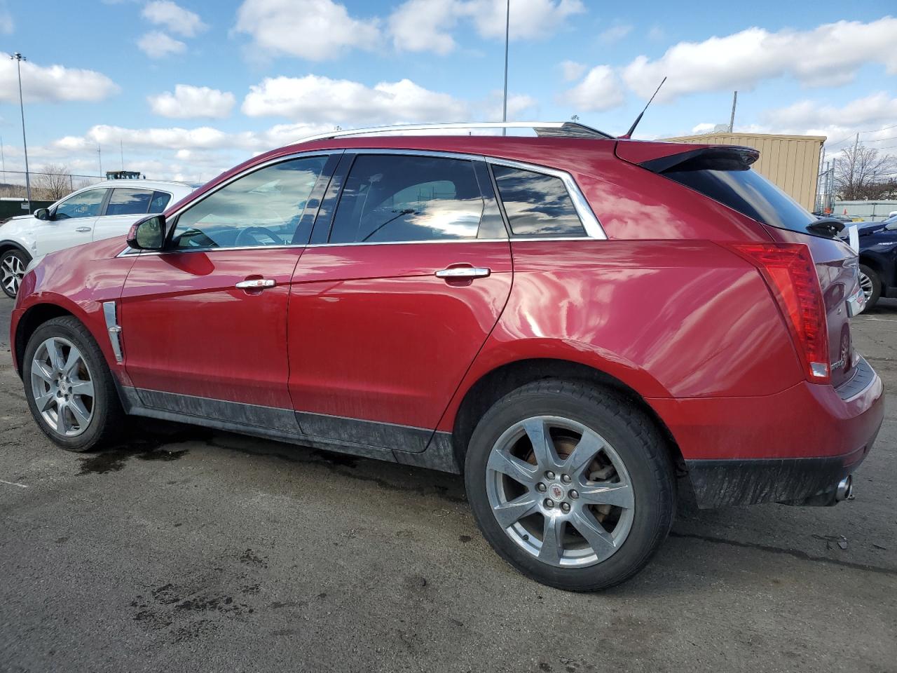 2012 Cadillac SRX VIN 3GYFNEE3XCS564208 Copart auction photo, undercarriage / front end damage thumbnail 2