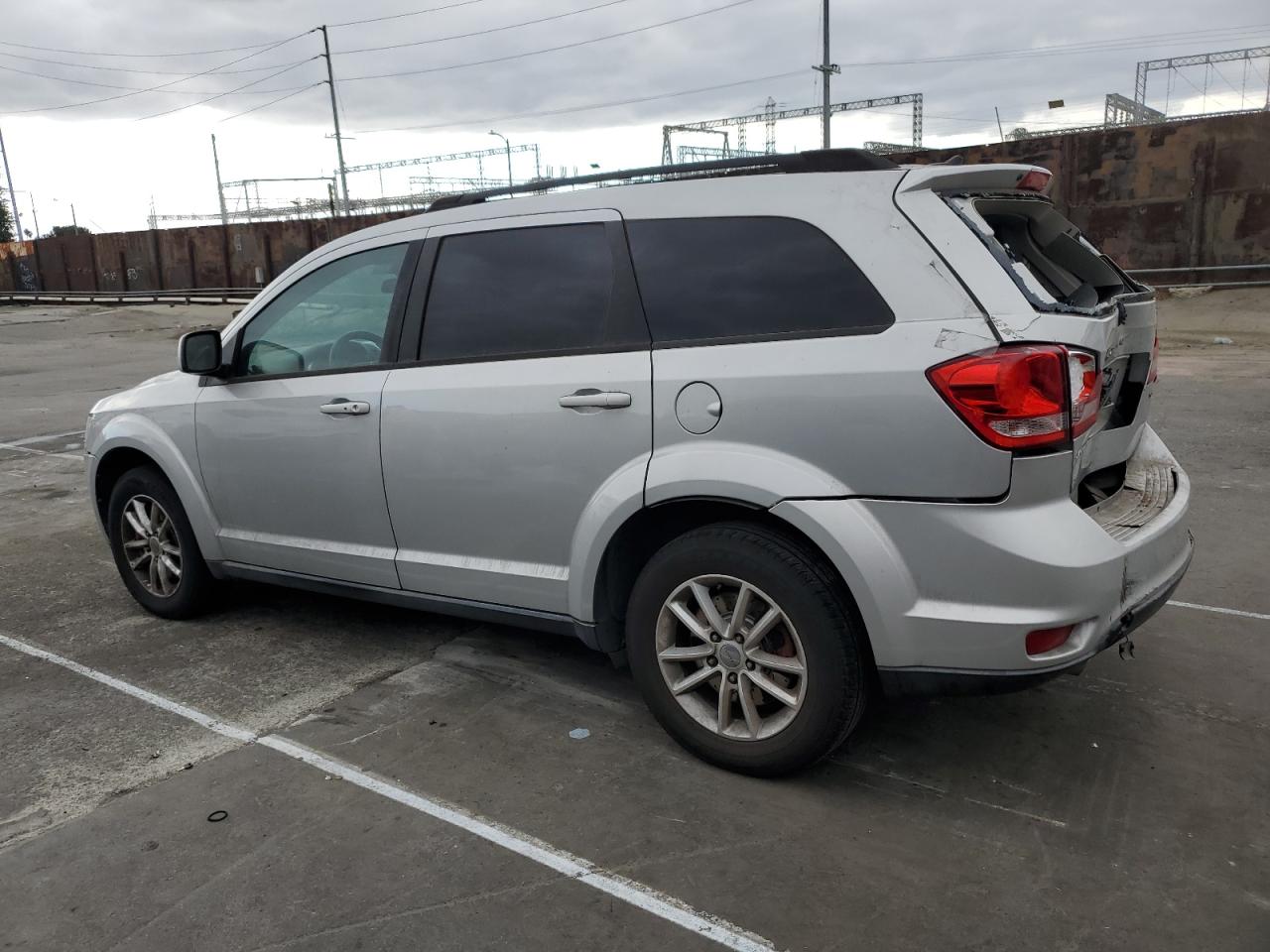 2014 Dodge Journey VIN 3C4PDCBG7ET281352 Copart auction photo, rear end / front end damage thumbnail 2